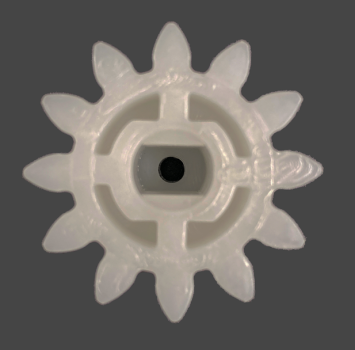 Zahnrad zu Antriebsmotor